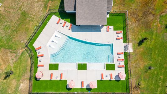 Applewhite Meadows Pool Aerial