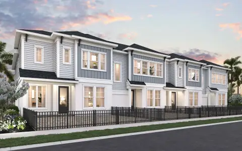 Persimmon Place - Townhomes by David Weekley Homes in Wesley Chapel - photo 0