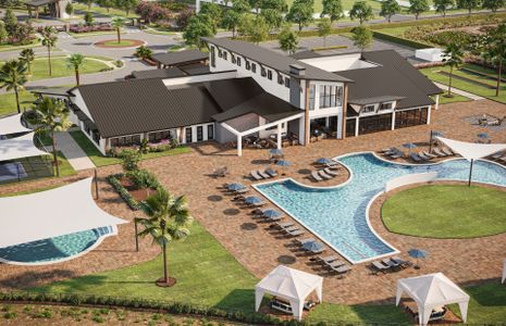 Resort-Style Pool Rendering