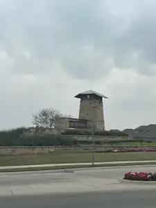 A charming stone entrance tower greets visitors to Winchester Crossing by D.R. Horton in Princeton, TX. A charming stone entrance tower greets visitors to Winchester Crossing by D.R. Horton in Princeton, TX.