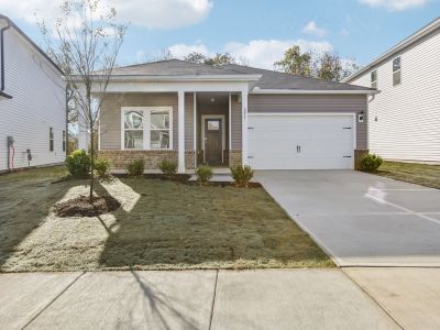 Chandler front exterior at a Meritage Homes community in Angier, NC.