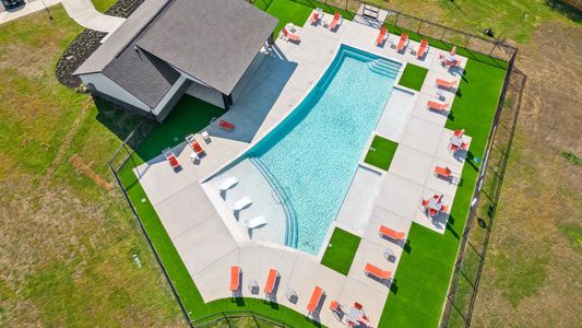 Applewhite Meadows Pool Aerial