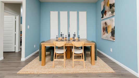 Bluestem Model Dining Area