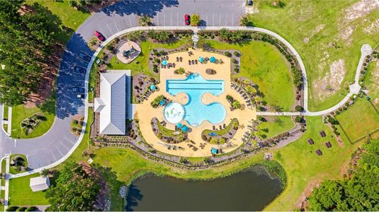 Lindera Preserve pool aerial