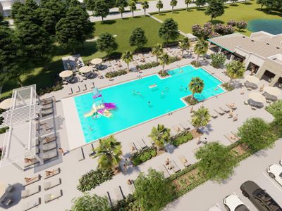 Amenities at The Crossings include a swimming pool, playground, trails, and more.