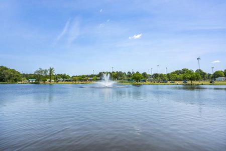 Jack Marley Park in downtown Angier