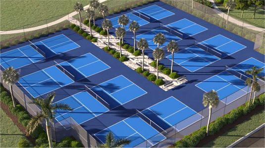 Pickleball court