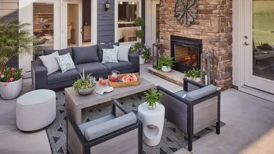 The Courtyards at Holly Grove by Epcon Communities in Holly Springs - image