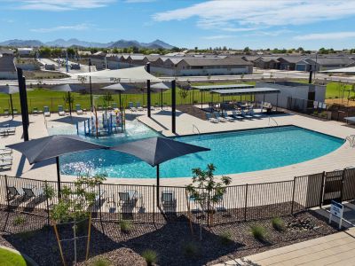 Aerial view of Bella Vista Trails Community Pool