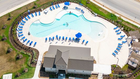 Cinco Lakes Community Pool Aerial