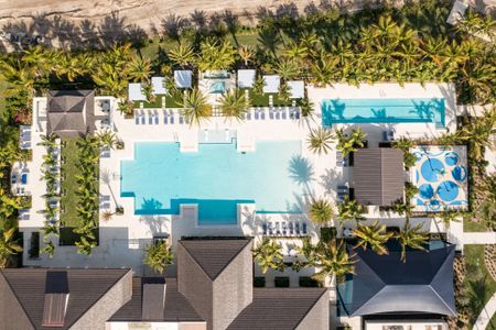 Avenir East Clubhouse Aerial View of Pools