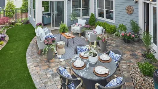 The Courtyards at Jacobs Creek by Epcon Communities in Apex - image