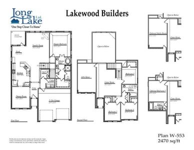 This floor plan features 4 bedrooms, 2 full baths, 1 half bath and over 2,400 square feet of living space.