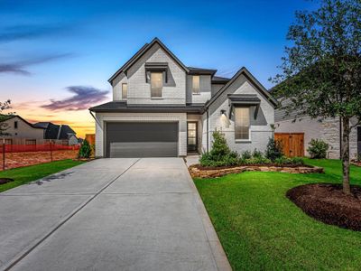 New construction Single-Family house 31927 Wind Ridge Dr, Fulshear, TX 77441 plan Hawk - image
