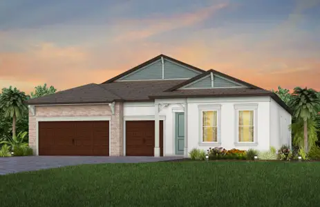 New construction Single-Family house 6852 Gilly Shadow St, Wesley Chapel, FL 33545 plan Merlot - image
