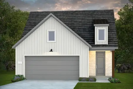 New construction Single-Family house 128 Kimberwick Ct, Georgetown, TX 78633 plan Hallmark - image