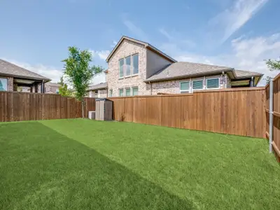 View of fenced backyard View of fenced backyard
