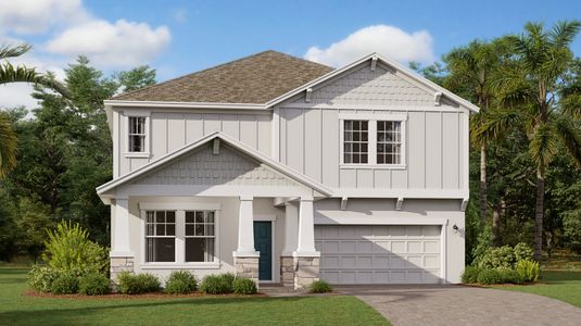 New construction Single-Family house 1847 Blissful Drive, Kissimmee, FL 34744 Peabody- photo 0