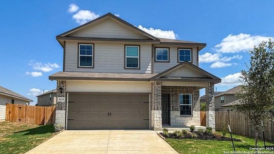 New construction Single-Family house 4119 Common Sage, Von Ormy, TX 78073 The Madison - photo 0