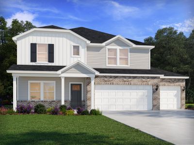 New construction Single-Family house 364 Barrow Meadows Dr, Zebulon, NC 27597 plan Sherwood - image
