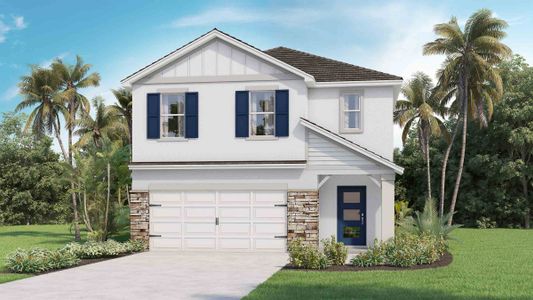 New construction Single-Family house 4982 Eagle Rock Dr, Wimauma, FL 33598 plan Robie Modern - image