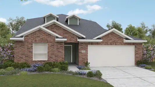 New construction Single-Family house 200 Beaver Creek Dr, Jarrell, TX 76537 plan Meyerson - image