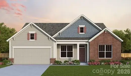 New construction Single-Family house 3422 Charolais Ln, Harrisburg, NC 28075 plan The Perkins - image