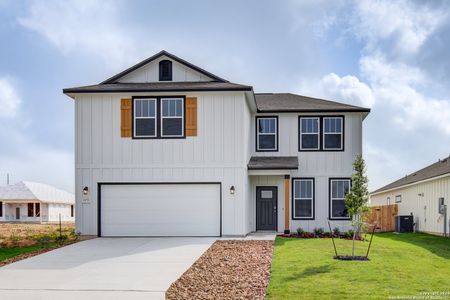 New construction Single-Family house 2051 Newforest Peak, New Braunfels, TX 78130 The Valley View- photo 0