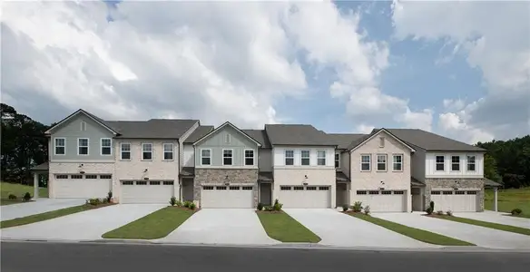 New construction Townhouse house 6714 Armonia Dr Sw, Mableton, GA 30126 plan Foxglove - image
