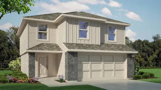New construction Single-Family house 4225 Woodhill Bend Dr, Crowley, TX 76036 plan Davis - image