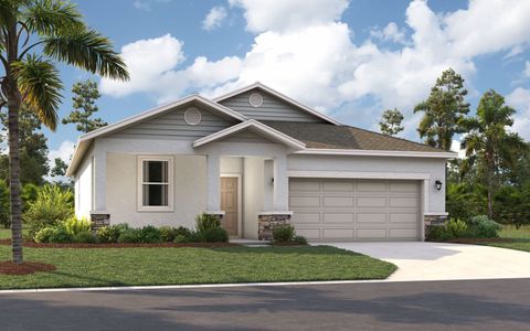 New construction Single-Family house 3724 Dusty Miller Pl, Lake Hamilton, FL 33851 plan The Portland - image