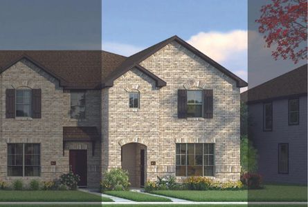 New construction Townhouse house 2774 Mariposa Creek Dr, Iowa Colony, TX 77583 Bowie 5A5 A- photo 0