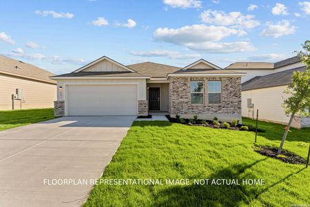 New construction Single-Family house 13531 Beebrush Saddle, San Antonio, TX 78253 plan Moscoso - 40' Smart Series - image