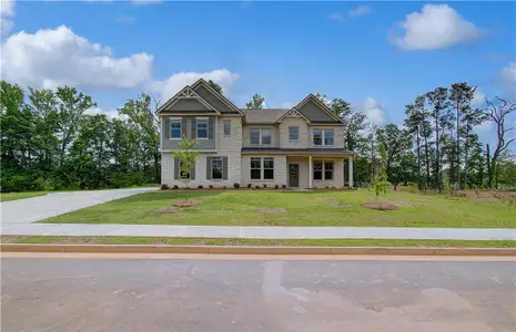 New construction Single-Family house 157 Haverling Pass, Hampton, GA 30228 Rosemary II- photo 0