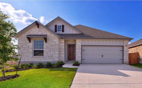 New construction Single-Family house 521 Exploration Circle, Liberty Hill, TX 78642 - photo 0