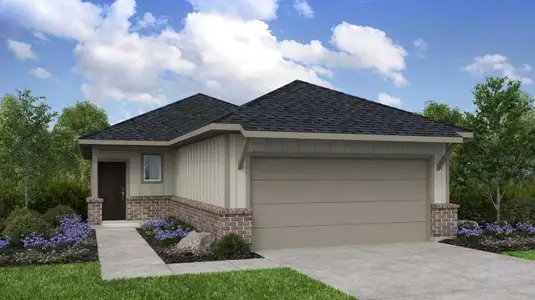 New construction Single-Family house 22146 Frontier Hollow Ln, Hockley, TX 77447 plan Austin - image
