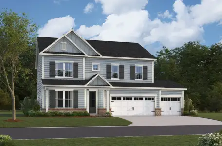 New construction Single-Family house 1414 Balsawood Dr, Durham, NC 27705 plan Elizabeth - image