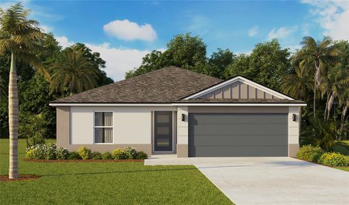 New construction Single-Family house 223 Skyfield Ct, Lady Lake, FL 32159 plan Freeport II - image