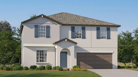 New construction Single-Family house 13053 Calcite Blue Ave, Wimauma, FL 33598 Providence II- photo 0 0