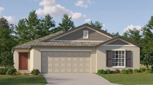 New construction Single-Family house 22406 Blazing Star Run, Land O' Lakes, FL 34637 plan Harrisburg - image
