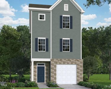 New construction Townhouse house 1924 Fishamble Street, Fuquay Varina, NC 27526 Citrine- photo 0