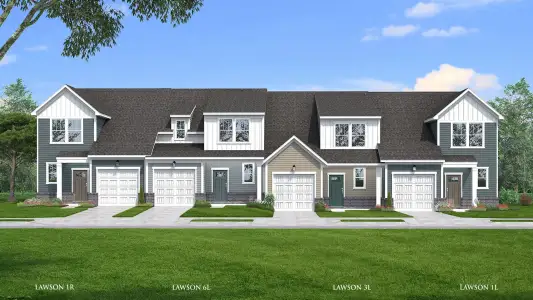 New construction Townhouse house 4 Shoemaker Rd, Greenville, SC 29617 plan Lawson - image