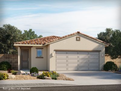 New construction Single-Family house 6811 E Paseo De Villalobos, Tucson, AZ 85756 plan Garden - image