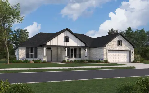 New construction Single-Family house 21225 Jordans Rnch, San Antonio, TX 78264 Arlington- photo 0