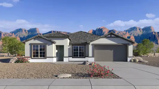 New construction Single-Family house 17807 W Brown St, Waddell, AZ 85355 plan Pearl - image