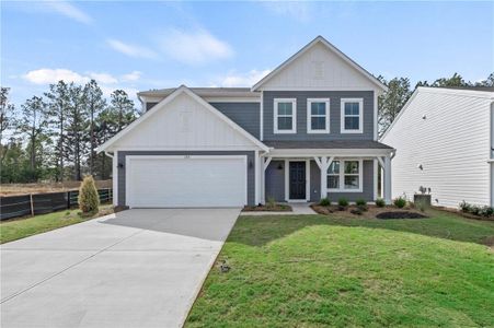 New construction Single-Family house 114 Cherry Glen Way, Euharlee, GA 30145 Greenbriar- photo 0