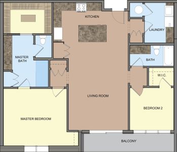 New construction Condo house 9901 Benfield Rd, Charlotte, NC 28269 plan 2 Bedroom Condos - image 2