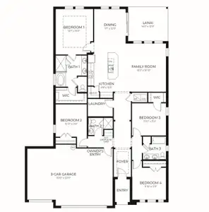 New construction Single-Family house 5420 Cloudberry Ave, Lakeland, FL 33811 plan ROBINSON - image