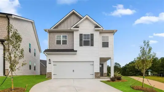 New construction Single-Family house 12003 Aukerman Wy, Hampton, GA 30228 plan Somerset - image