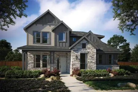 New construction Single-Family house 484 Treadwell Ln, Kyle, TX 78640 plan Waverly - image